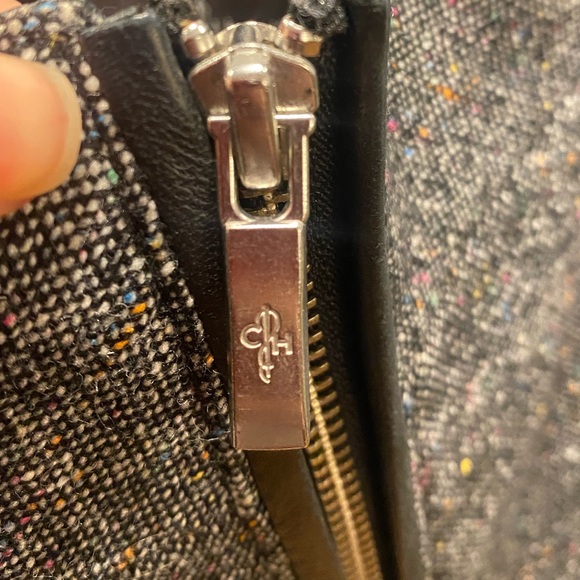 Leather and tweed Cole Haan Moto jacket - Picture 6 of 7